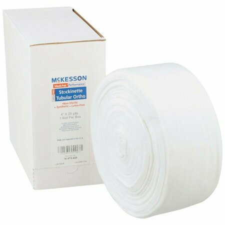MCKESSON White Polyester Tubular Stockinette, 4 Inch x 25 Yard 16-4TS-425